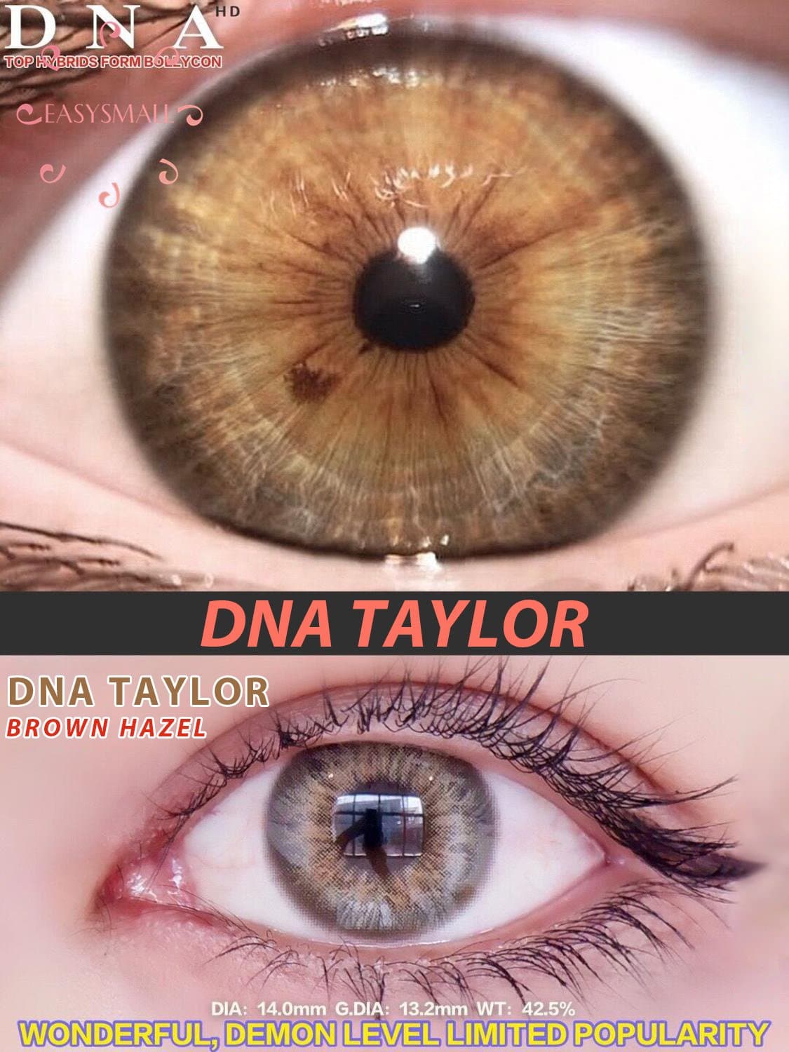 【Prescription】Beacolors DNA Taylor Brown Hazel 