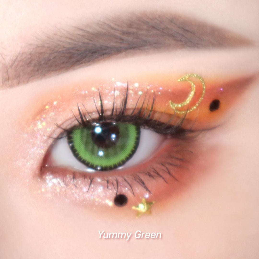 Beacolors Yummy Green  Colored contact lenses -BEACOLORS