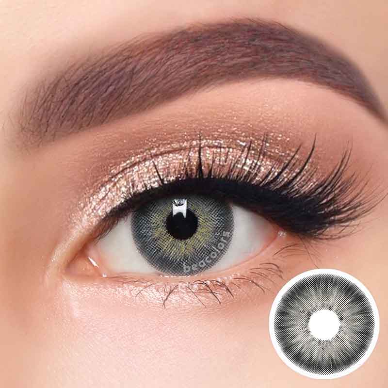Beacolors Pattaya Gray Colored contact lenses -BEACOLORS