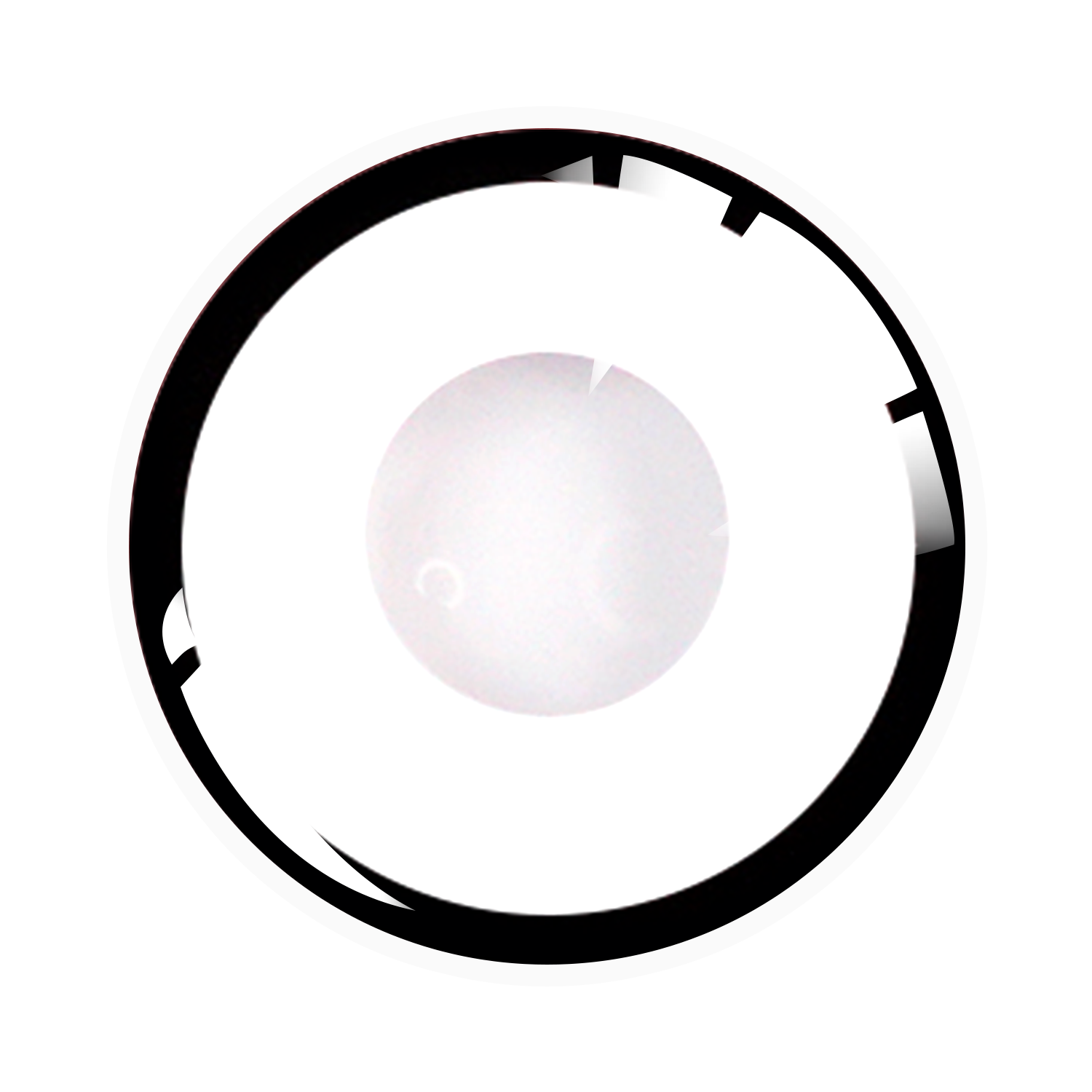 Beacolors White Manson Halloween Colored contact lenses -BEACOLORS