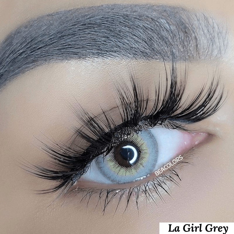 Beacolors La Girl Grey  Colored contact lenses -BEACOLORS