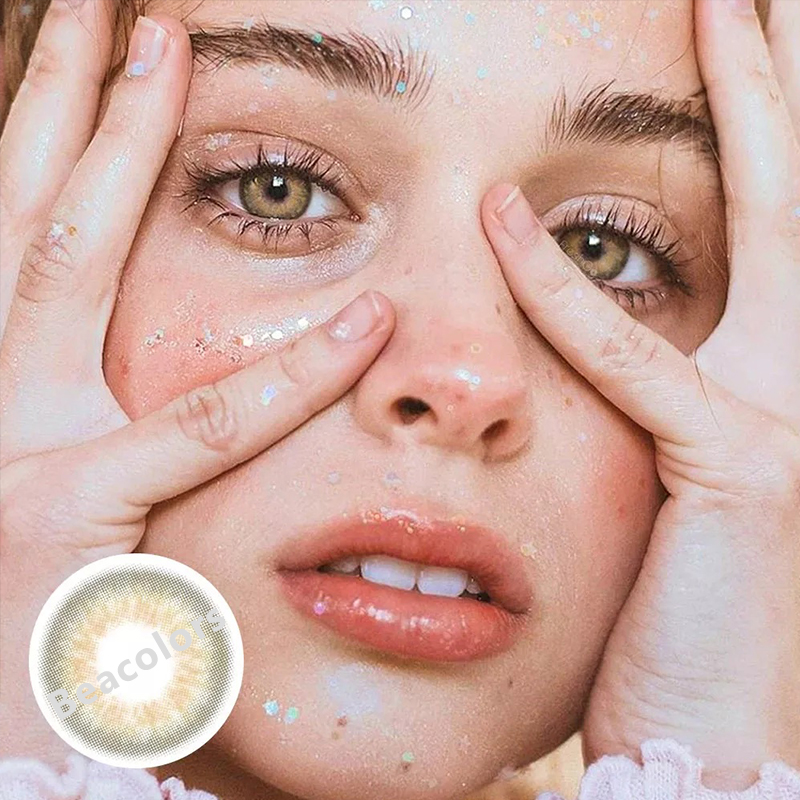 Beacolors Taylor Brown Hazel  Colored contact lenses -BEACOLORS