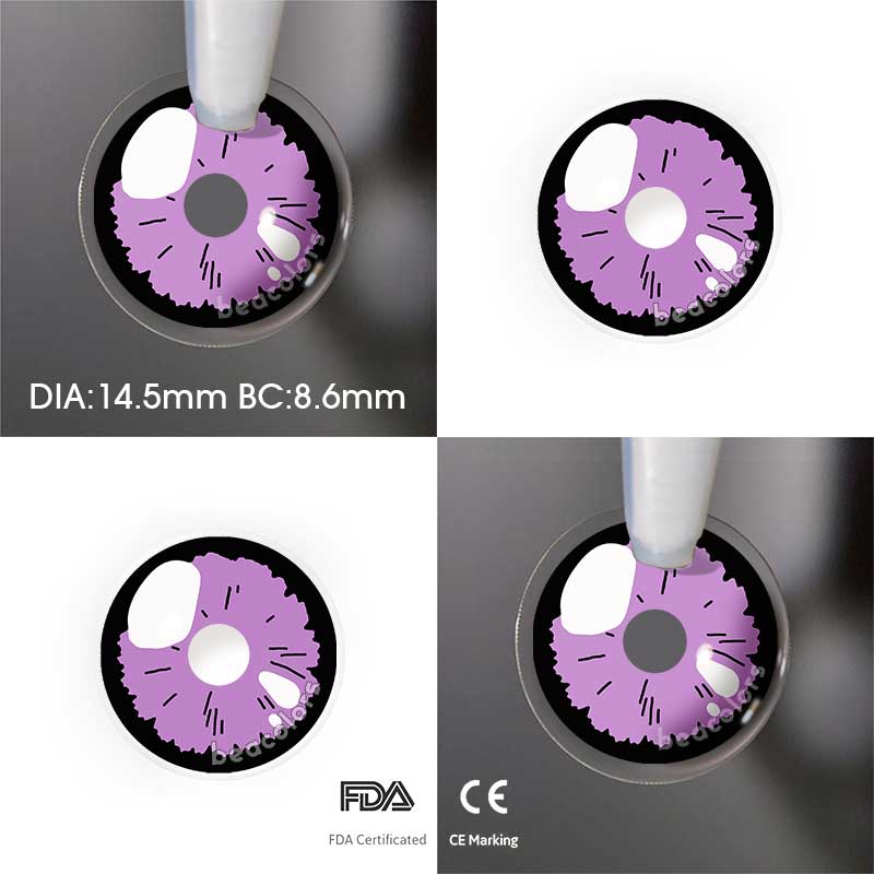【NEW】Beacolors Kitagawa Marin Purple Cosplay Colored contact lenses -BEACOLORS