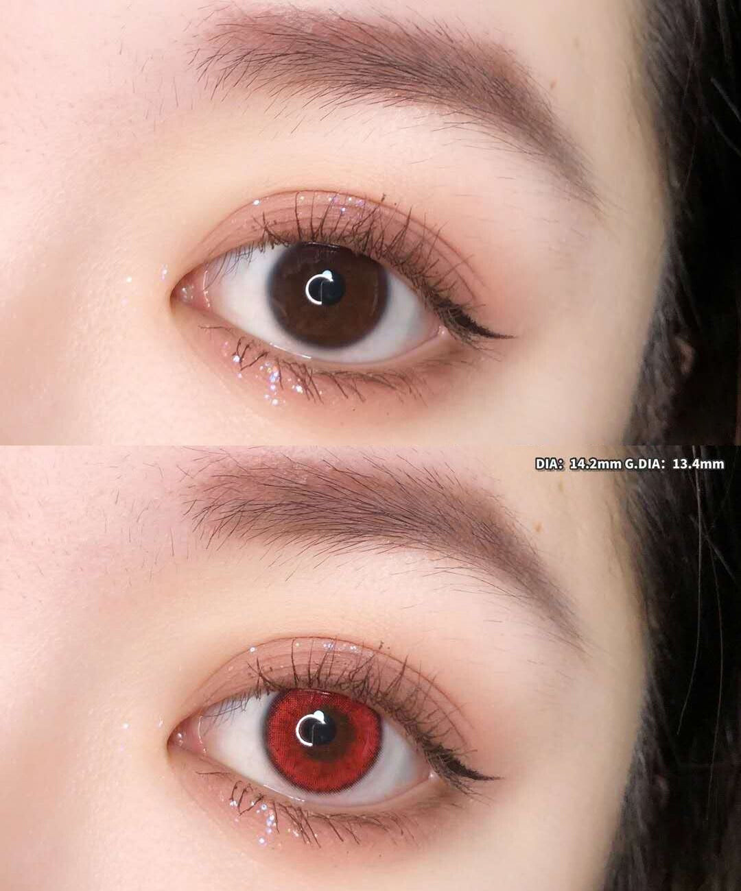Beacolors Vampire Red  Colored contact lenses -BEACOLORS