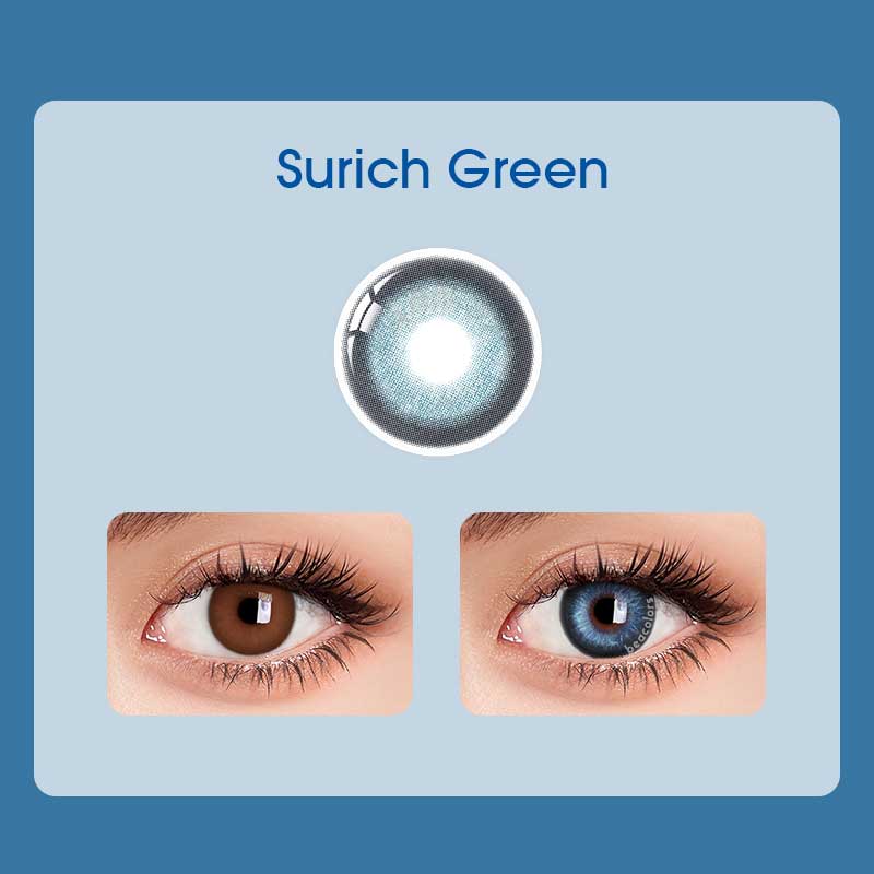 Beacolors Surich Green  Colored contact lenses -BEACOLORS