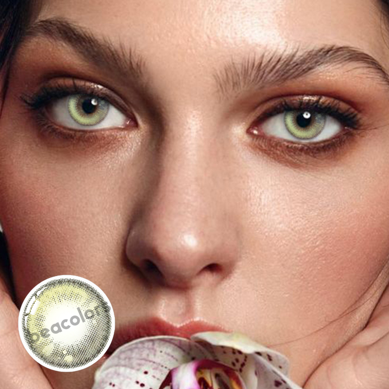 Beacolors Girl Tears Brown  Colored contact lenses -BEACOLORS