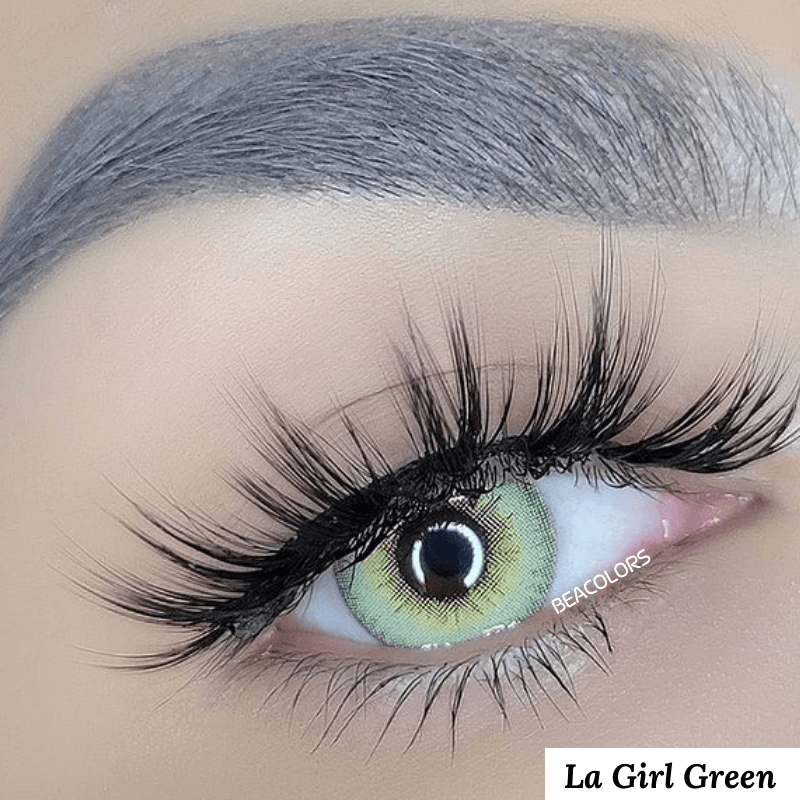 Beacolors La Girl Green  Colored contact lenses -BEACOLORS