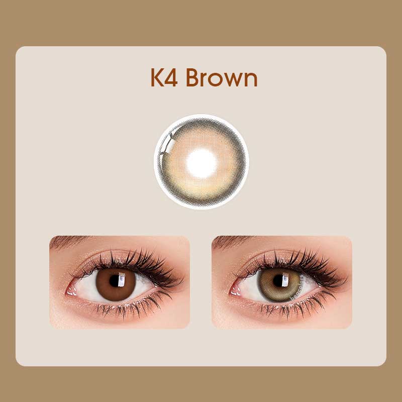 Beacolors K4 Brown  Colored contact lenses -BEACOLORS
