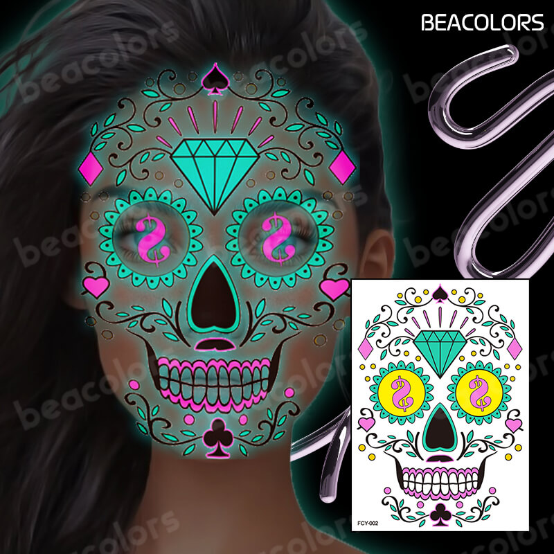 Beacolors FCY Luminous Face Sticker