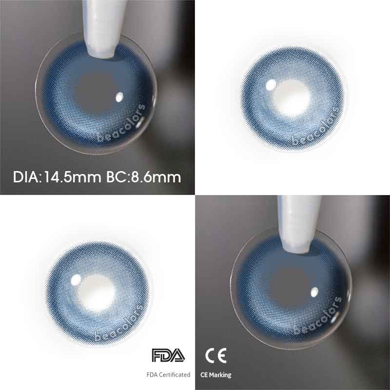 Beacolors K4 Blue  Colored contact lenses -BEACOLORS