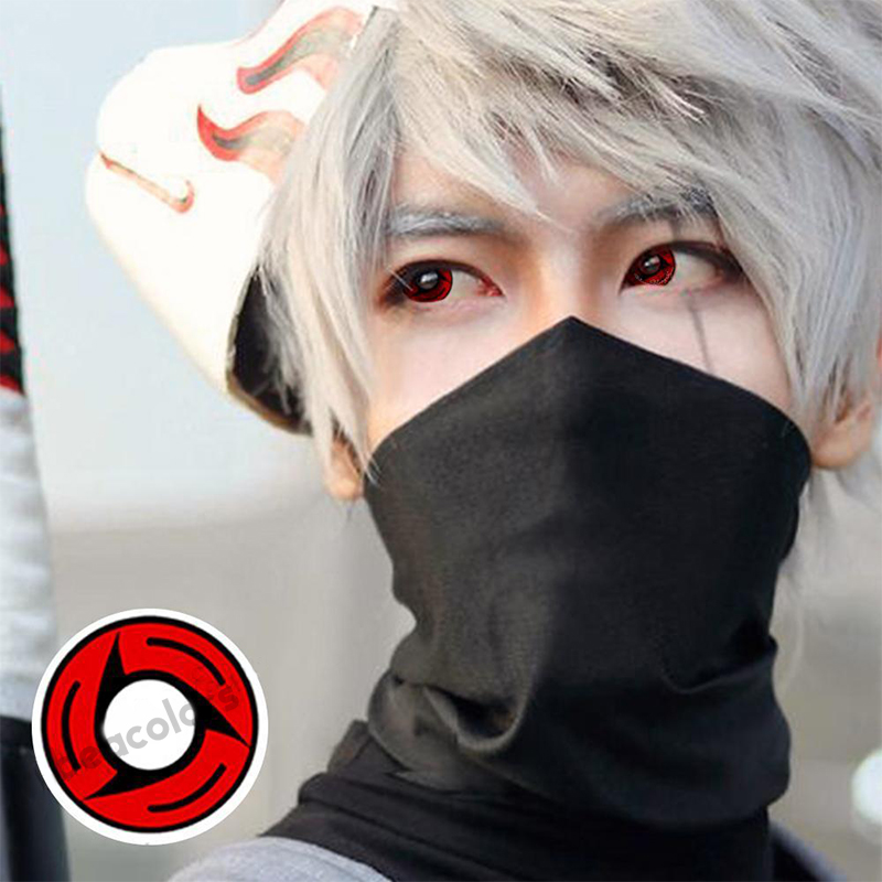Beacolors Bladed Red Cosplay Colored contact lenses -BEACOLORS