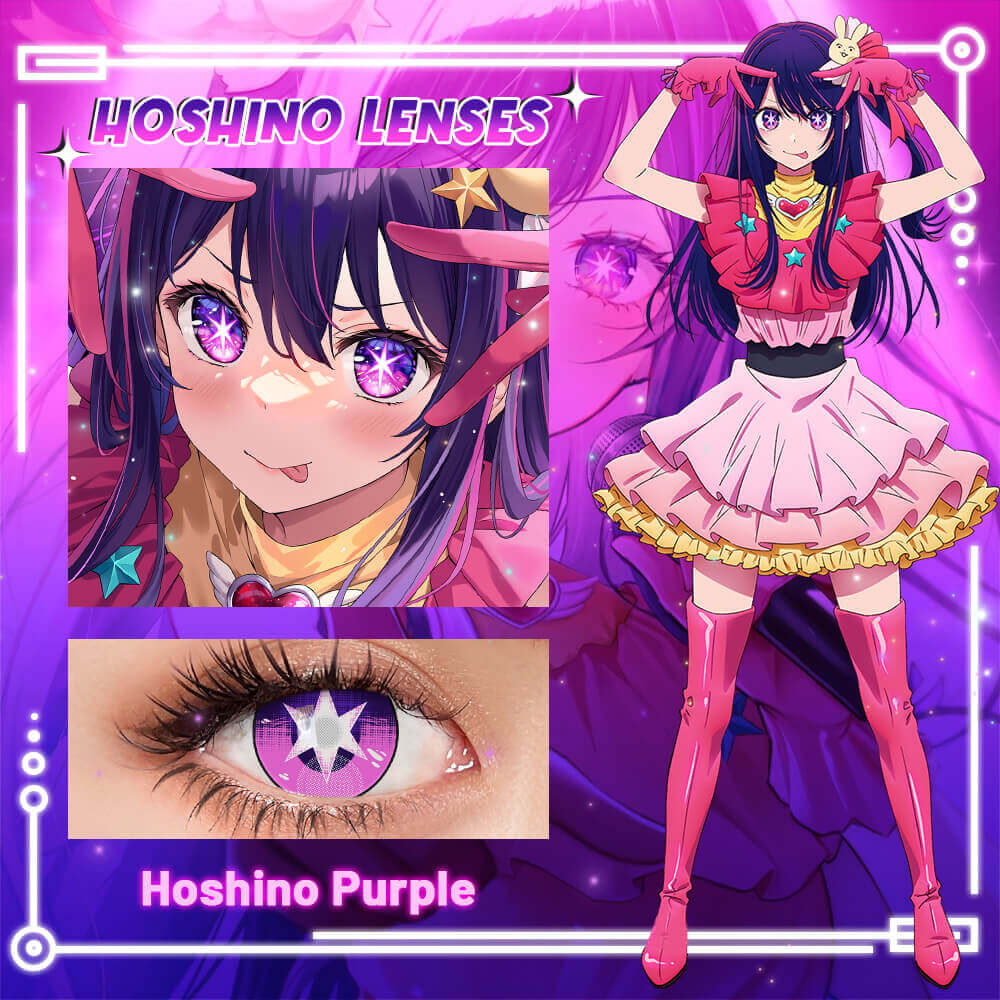 【U.S Warehouse】Beacolors Hoshino Purple Colored contact lenses -BEACOLORS