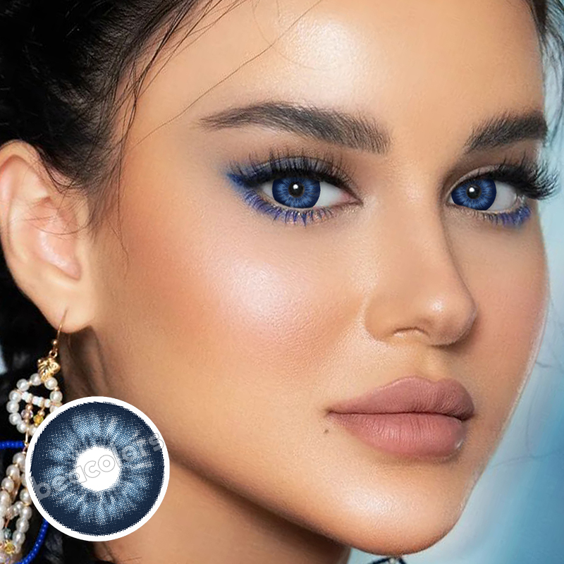 Beacolors Hanawink Blue Colored contact lenses -BEACOLORS