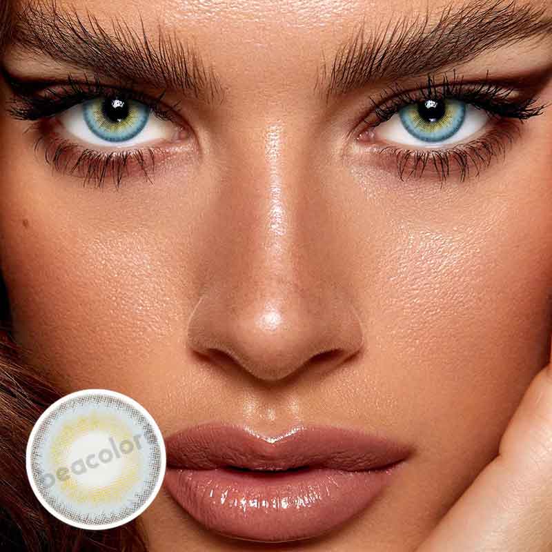 Beacolors La Girl Blue Colored contact lenses -BEACOLORS