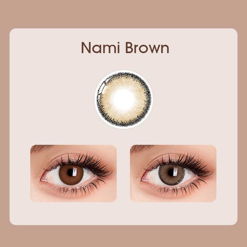 【Prescription】Beacolors Nami Brown Colored contact lenses -BEACOLORS