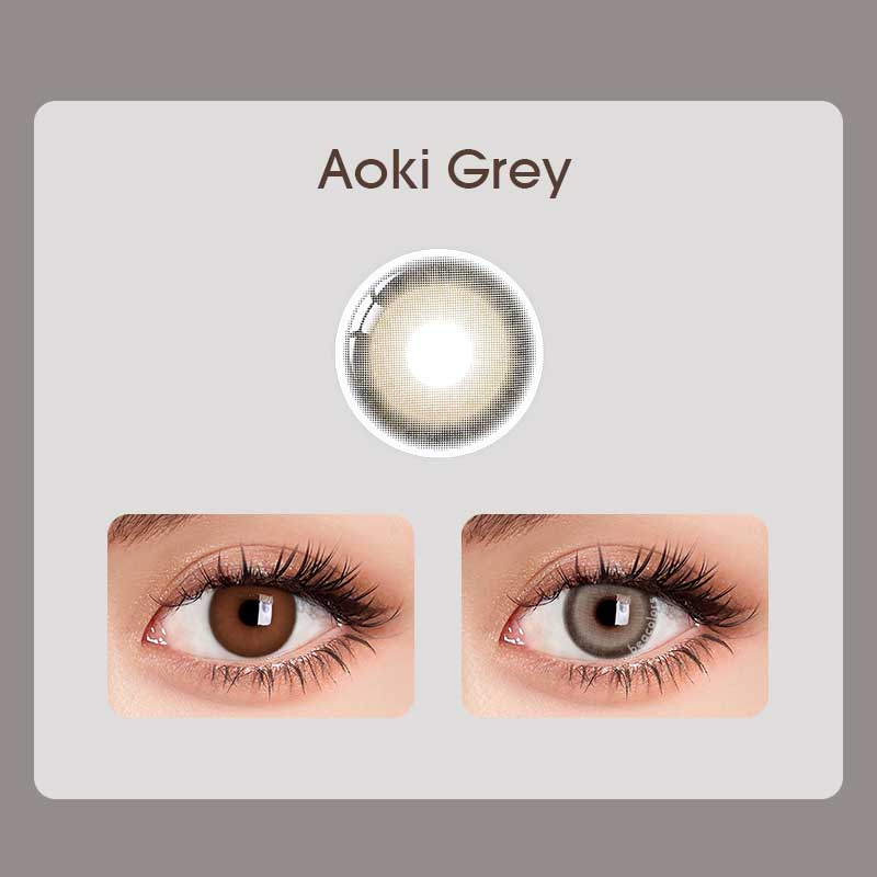 【Prescription】Beacolors Aoki Grey Colored contact lenses -BEACOLORS
