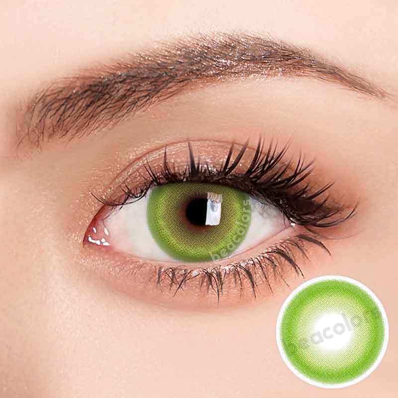 【U.S WAREHOUSE】Beacolors Candy Green Colored contact lenses -BEACOLORS