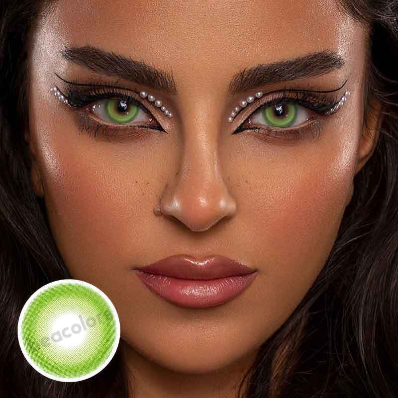【U.S WAREHOUSE】Beacolors Candy Green Colored contact lenses -BEACOLORS