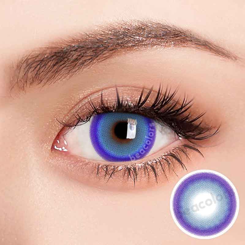 【U.S WAREHOUSE】Beacolors Candy Blue Colored contact lenses -BEACOLORS