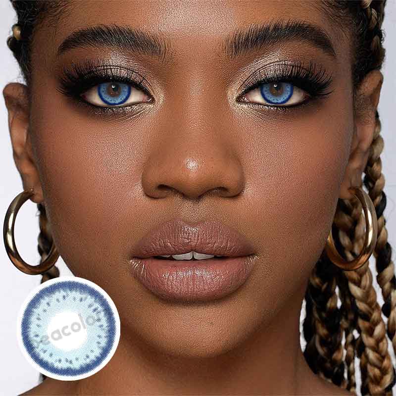 Beacolors Dolly House Blue Colored contact lenses -BEACOLORS