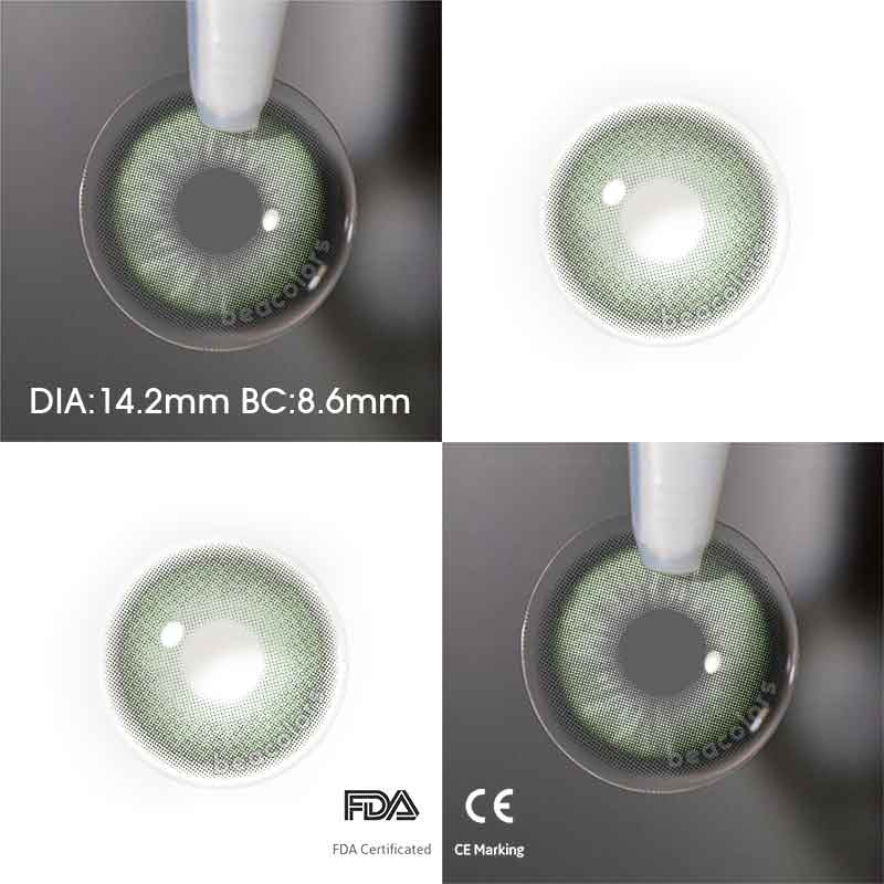 Beacolors Apex Green Colored contact lenses -BEACOLORS
