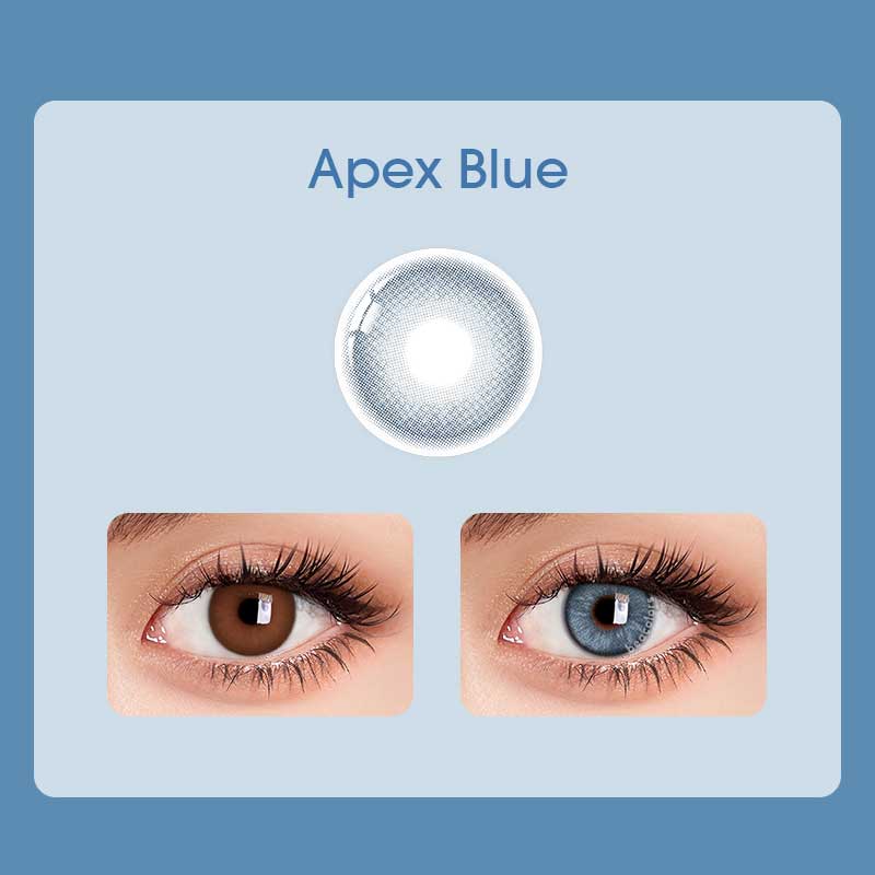 Beacolors Apex Blue Colored contact lenses -BEACOLORS
