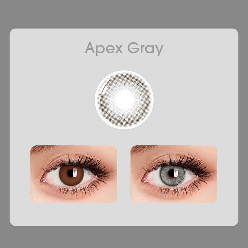 Beacolors Apex Gray Colored contact lenses -BEACOLORS