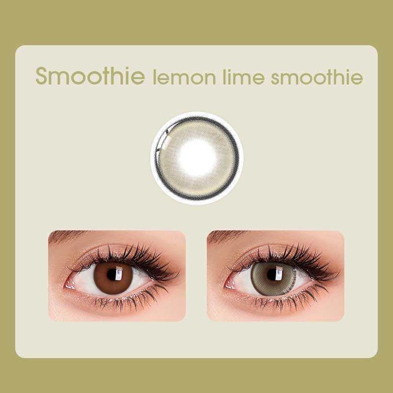 【Prescription】Beacolors Lemon Lime Smoothie Colored contact lenses -BEACOLORS