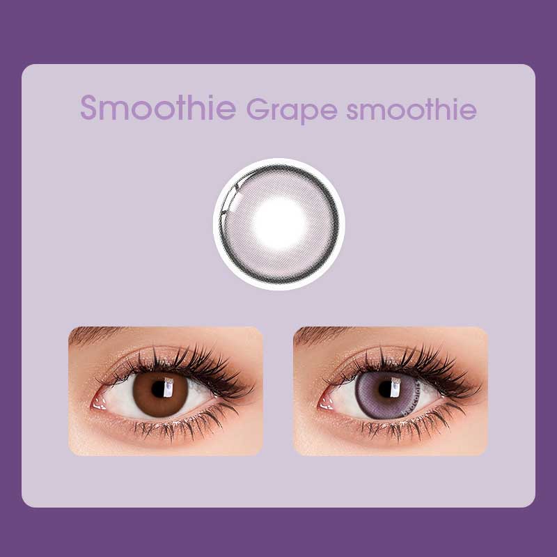 Beacolors Grape Smoothie  Colored contact lenses -BEACOLORS