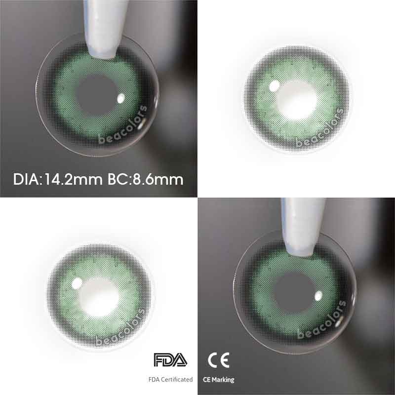 【Prescription】Beacolors Mermaid Green Colored contact lenses -BEACOLORS