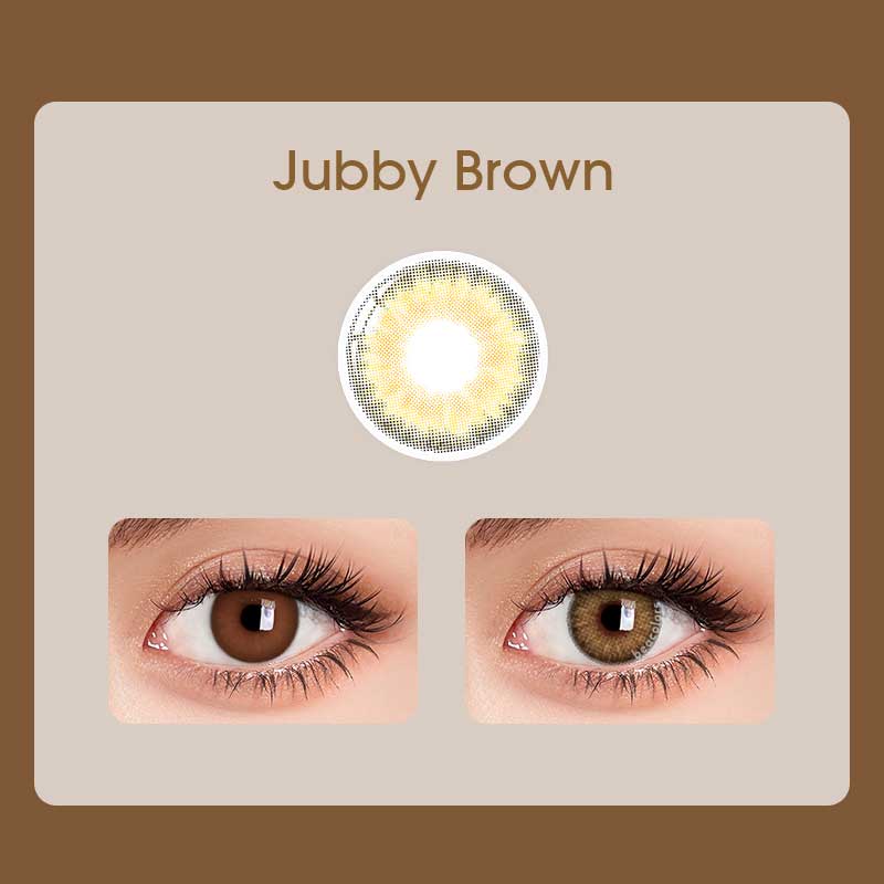Beacolors Jubby Brown Colored contact lenses -BEACOLORS