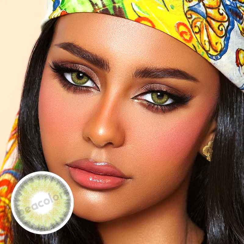 Beacolors Jubby Green Colored contact lenses -BEACOLORS