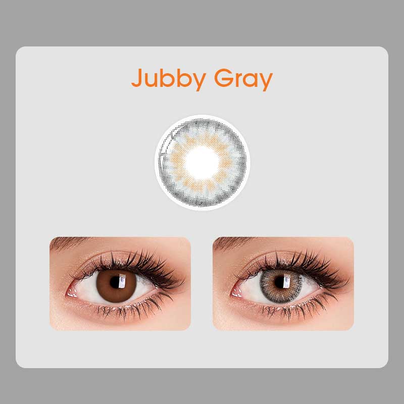 Beacolors Jubby Gray Colored contact lenses -BEACOLORS