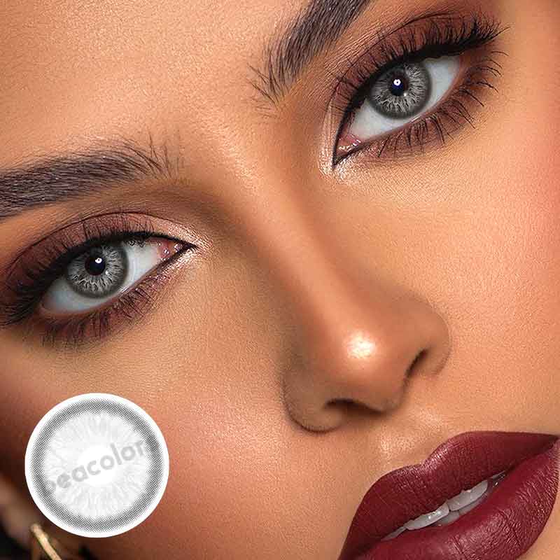 Beacolors Rococo Courtship Grey Colored contact lenses -BEACOLORS