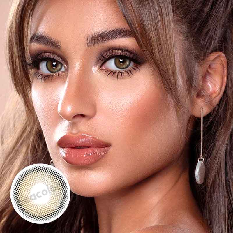 【New】【Prescription】Beacolors Poet Brown Colored contact lenses -BEACOLORS