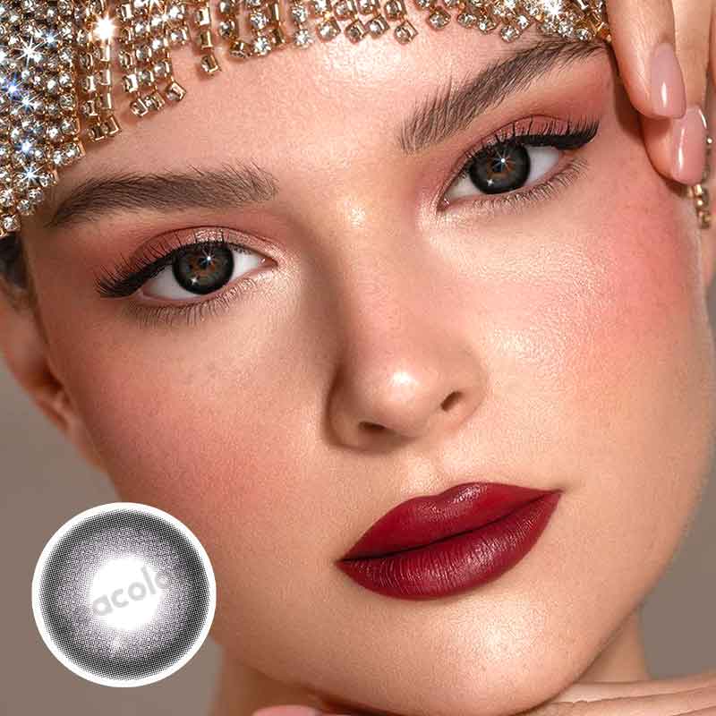 Beacolors Star Black Colored contact lenses -BEACOLORS