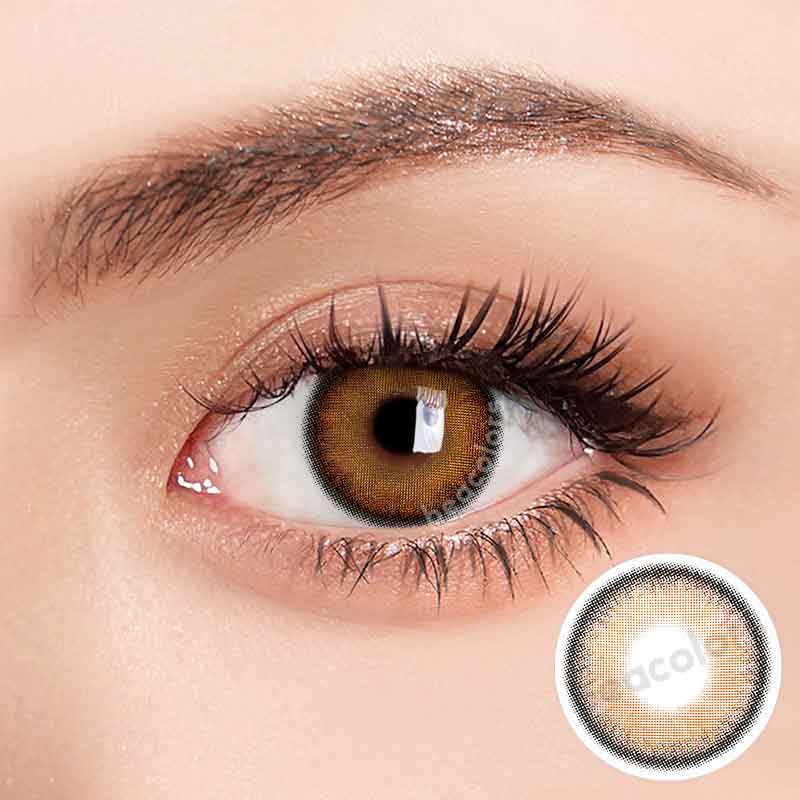 Beacolors Velvet Brown Colored contact lenses -BEACOLORS