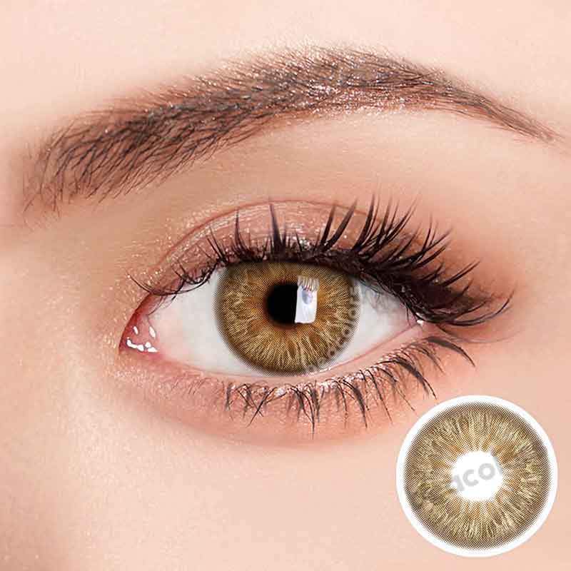 【U.S Warehouse】Beacolors Wildness Leopard Brown Colored contact lenses -BEACOLORS
