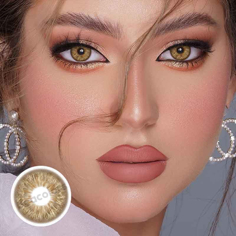 【U.S Warehouse】Beacolors Wildness Leopard Brown Colored contact lenses -BEACOLORS