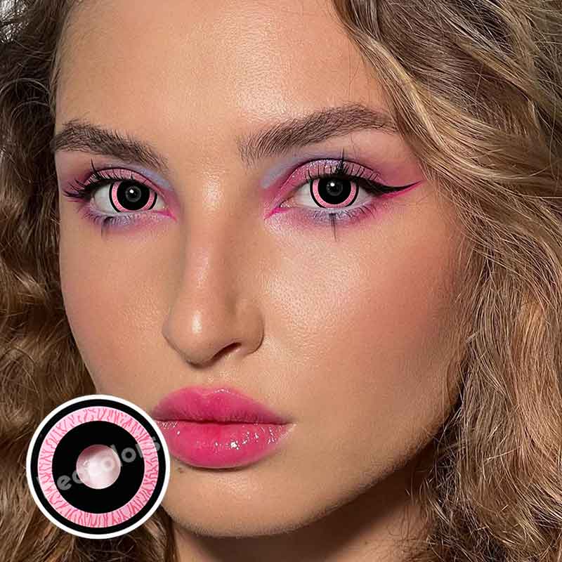 【NEW】Beacolors Nebulos Pink Halloween Colored contact lenses -Shop Now!