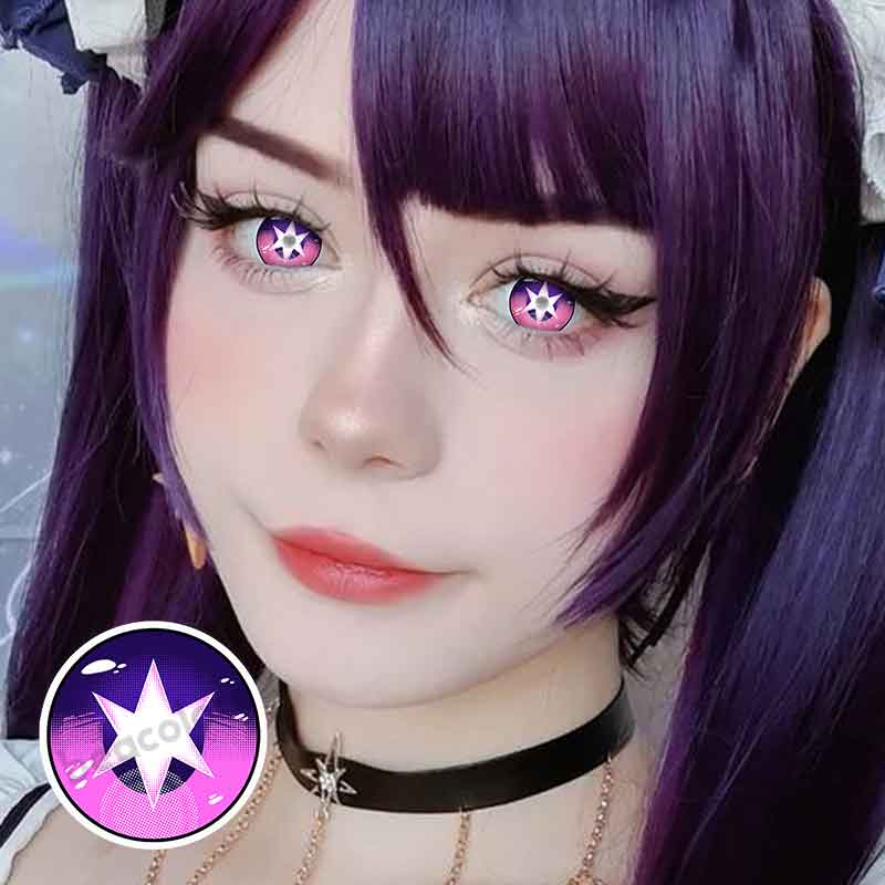 【U.S Warehouse】Beacolors Hoshino Purple Colored contact lenses -BEACOLORS