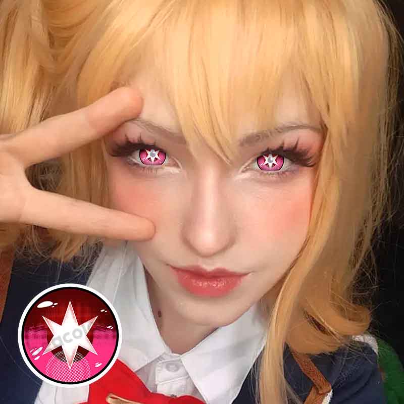 Beacolors Hoshino Red Colored contact lenses -BEACOLORS