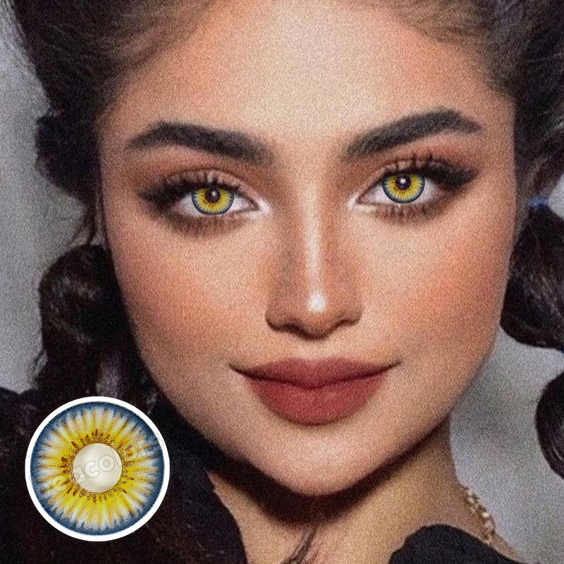 Beacolors Rihanna Blue  Colored contact lenses -BEACOLORS