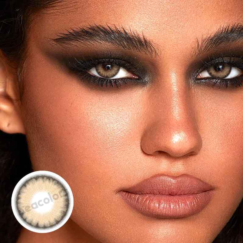 Beacolors Fresh Morning Waking Citrus Colored contact lenses -BEACOLORS