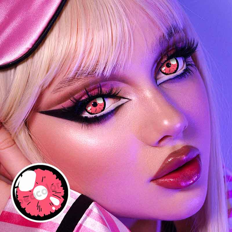 【NEW】Beacolors Kitagawa Marin Pink Cosplay Colored contact lenses -BEACOLORS