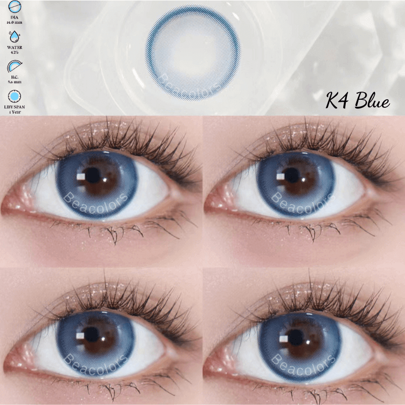 Beacolors K4 Blue  Colored contact lenses -BEACOLORS