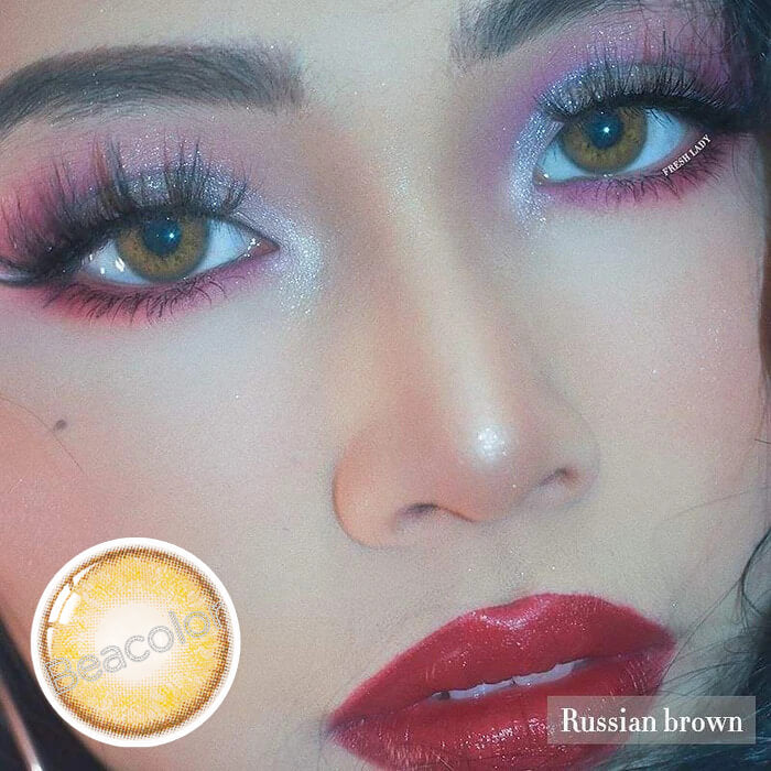 Beacolors Russian Brown  Colored contact lenses -BEACOLORS