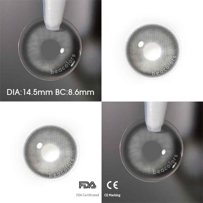 Beacolors K4 Grey  Colored contact lenses -BEACOLORS