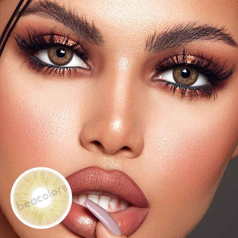 【U.S WAREHOUSE】Beacolors Sun-kissed Selena Colored contact lenses -BEACOLORS