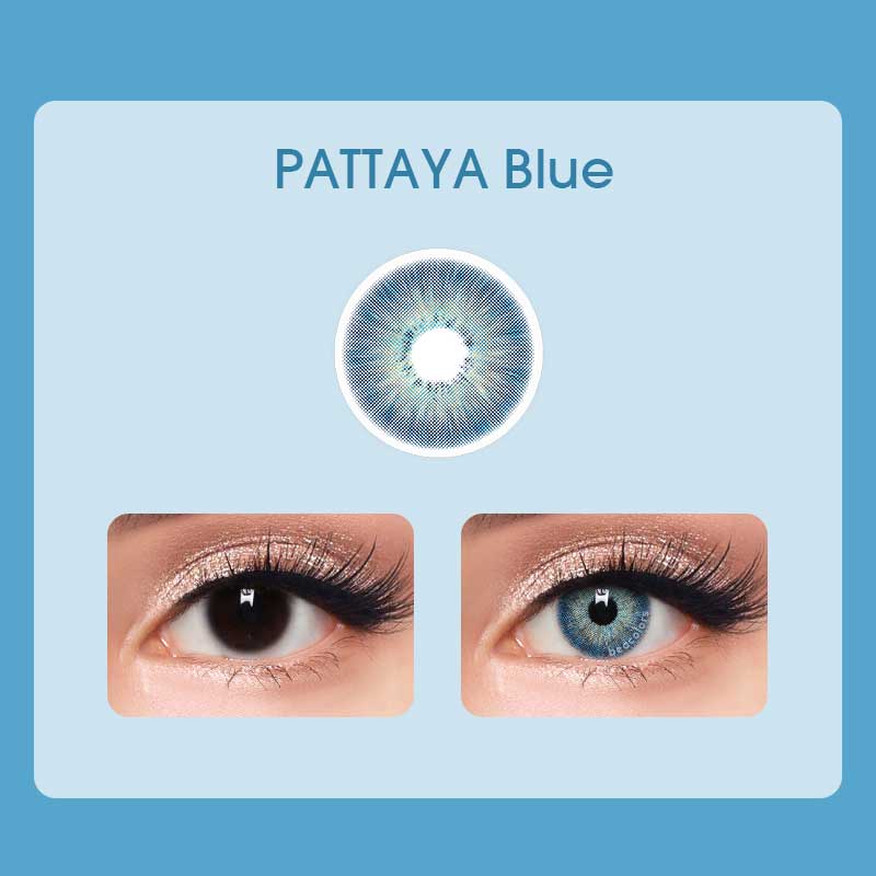 Beacolors Pattaya Blue  Colored contact lenses -BEACOLORS